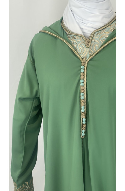 Ensemble Jellaba Vert