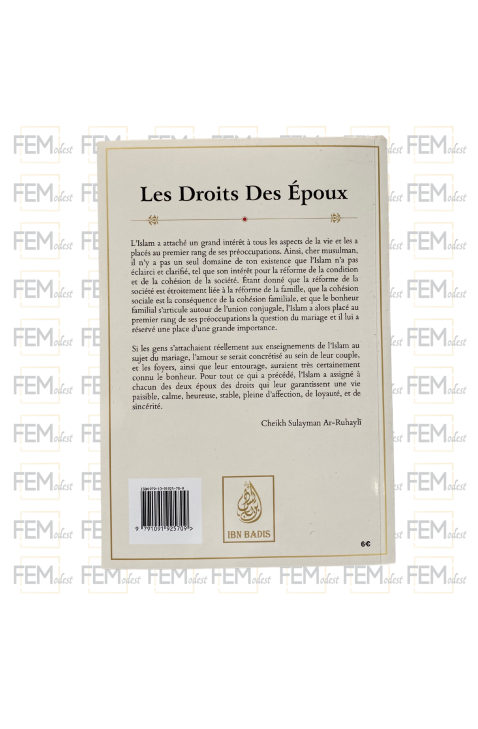 Les droits des époux - Ar-Ruhayli - Ibn Badis