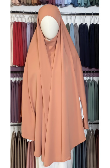 Khimar cape Rose thé