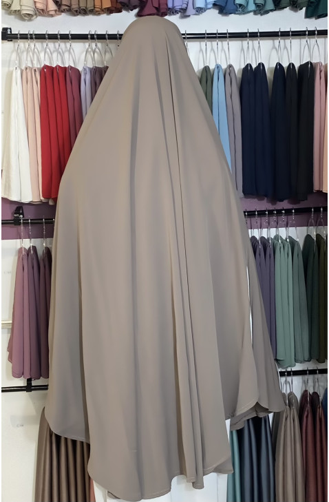 Khimar cape Châtaigne