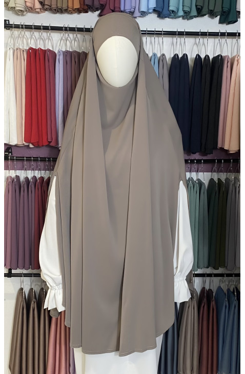 Khimar cape Châtaigne