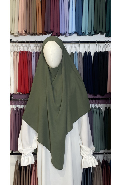 Khimar jazz vert kaki