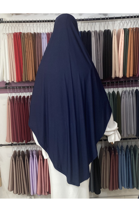 Khimar jersey premium bleu