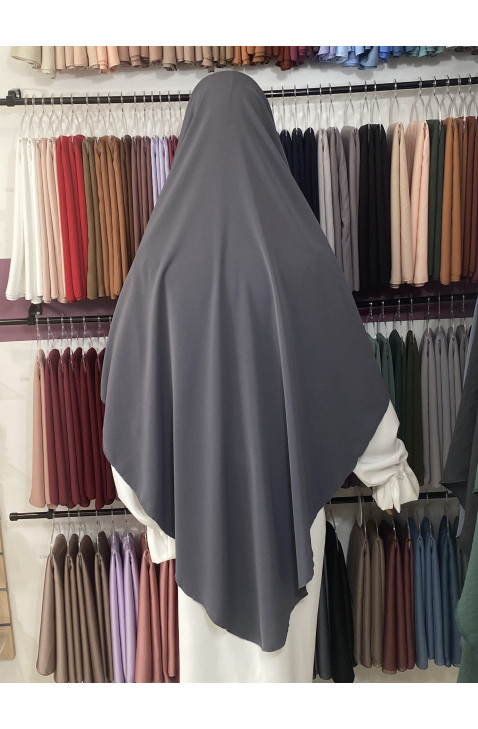 Khimar gris sourie