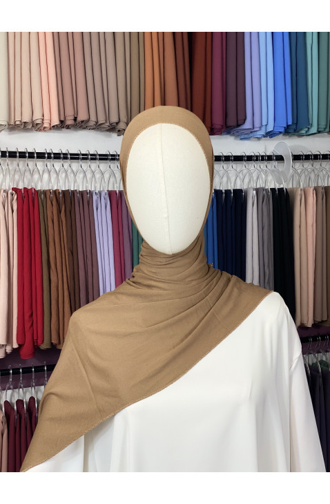 Hijab Jersey coton camel