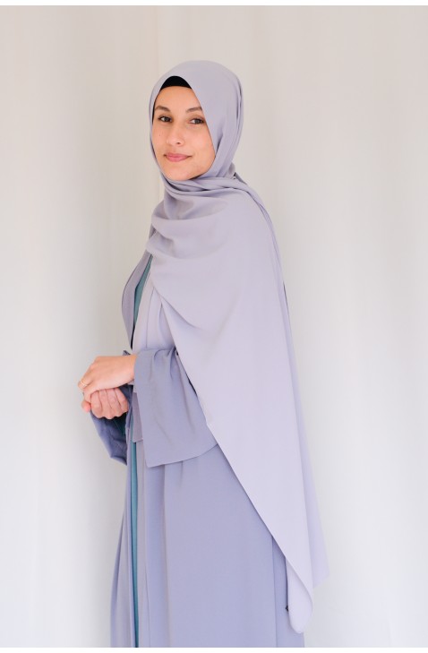 Hijab Soie de Médine Gris Perle