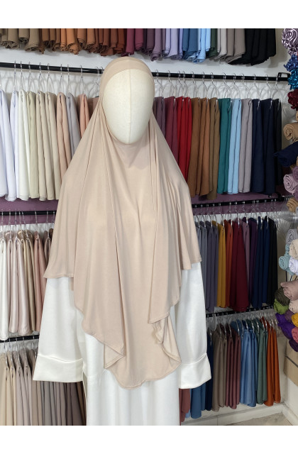 khimar en jersey premium beige