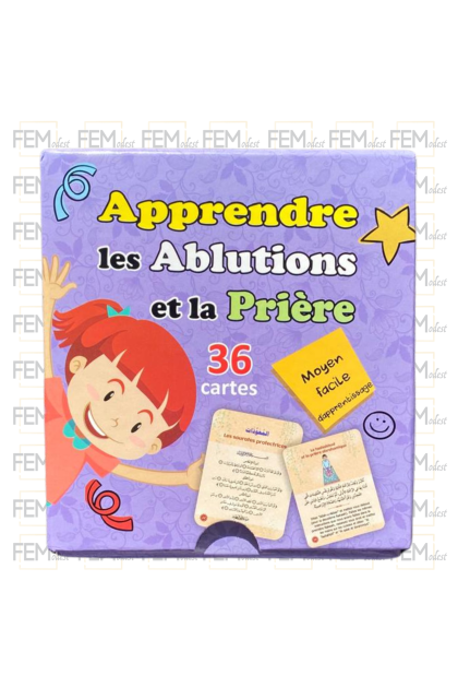 Apprendre les ablutions et la prière (Jeu de cartes)