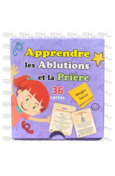Apprendre les ablutions et la prière (Jeu de cartes)