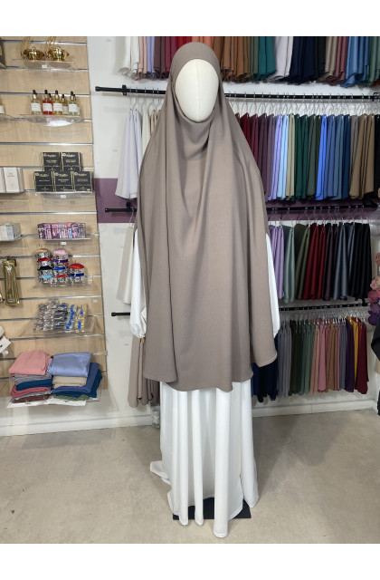 Khimar cape taupe jazz