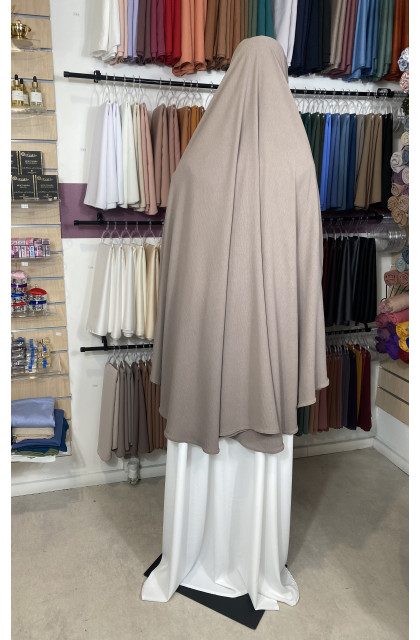 Khimar cape taupe jazz