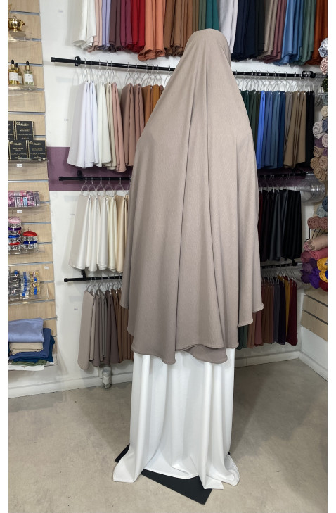 Khimar cape taupe jazz