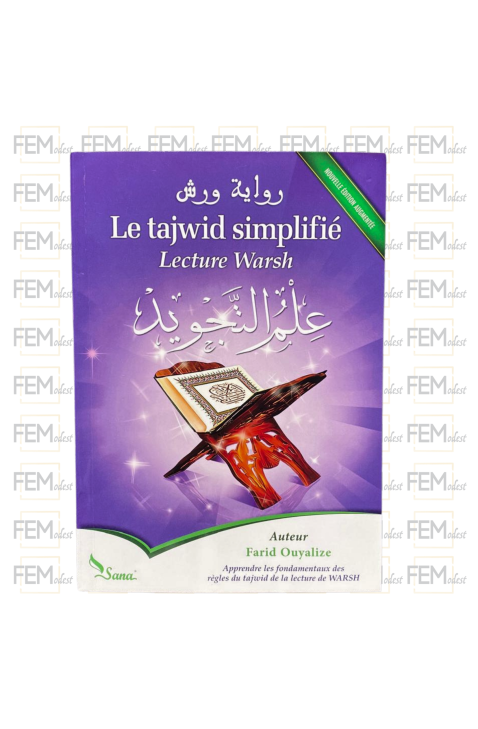 Le tajwid simplifié - lecture Warsh - violet - Sana