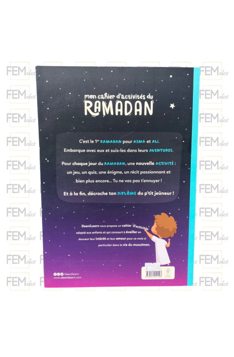 Mon cahier d'activités du ramadan - dès 6 ans - DeeniLearn
