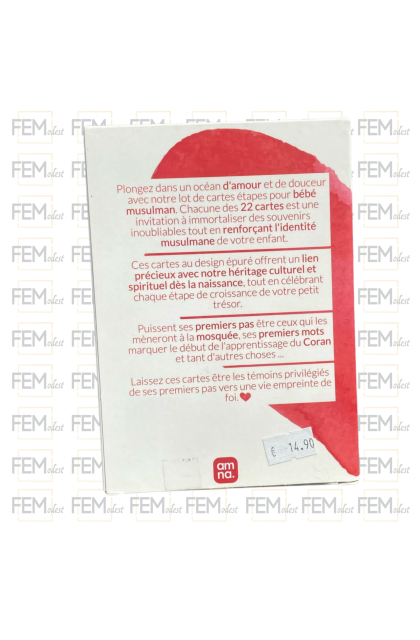 Carte étapes : mes premières fois de bébé musulman - Al imam