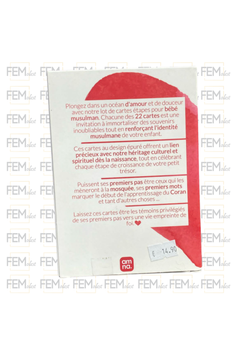 Carte étapes : mes premières fois de bébé musulman - Al imam