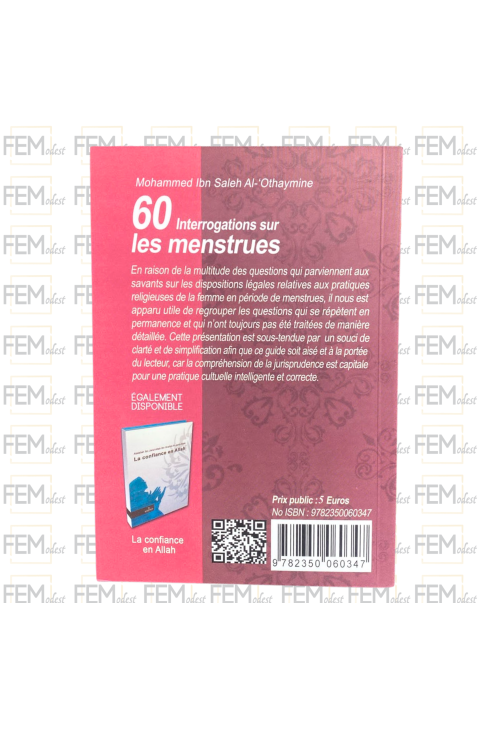 60 interrogations sur les menstrues - Assia - Petit format