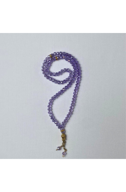 Tasbih en cristal petit format