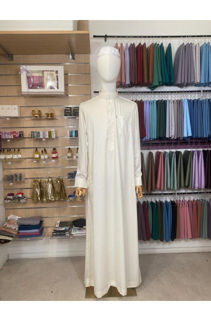 qamis jaune pastel